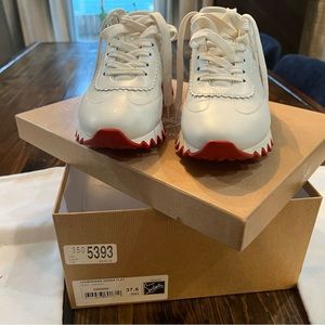 Christian Louboutin - Loubishark Donna Red Sole Runner Sneakers.